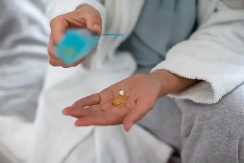 Client managing daily prescribed medication dosage as part of psychiatric medication management care